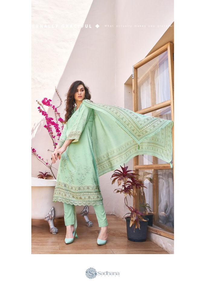 The Secret Garden By Sadhana Muslin Silk Digital Printed Salwar Kameez Wholesale Price In Surat